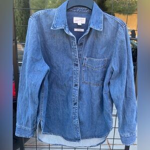 NWOT Universal Thread Relaxed Fit Denim Shirt - Blue